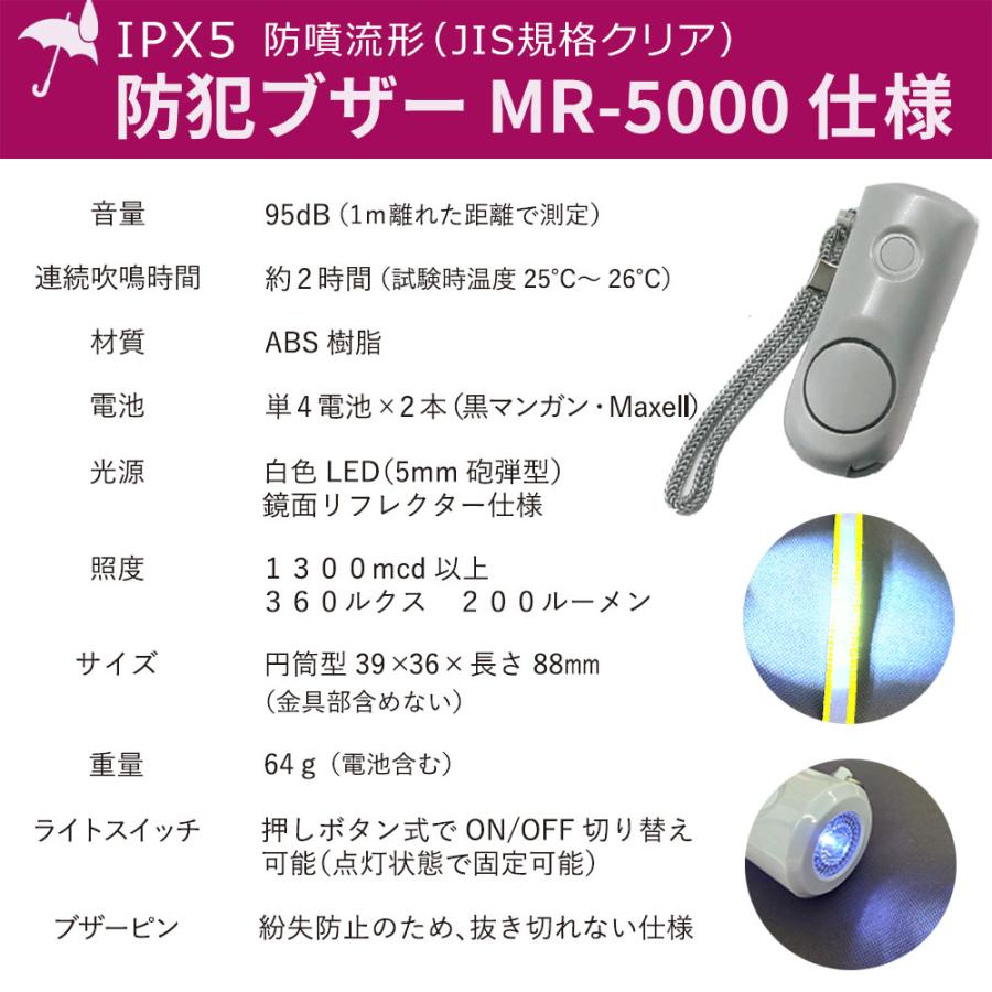☆2個セット☆ LEDライト 反射 ネックストラップ 防水 大音量 防犯