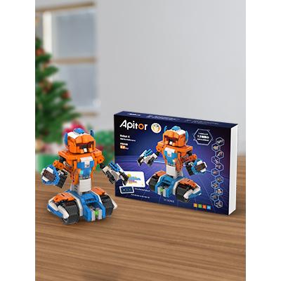 プログラミング　おもちゃ 誕生日 プレゼント子供 ロボット STEM教育リモコン玩具 小学生プログラミング入門 Scratch 3.0 知育玩具 学習ロボット 教材　｜mt2017｜18