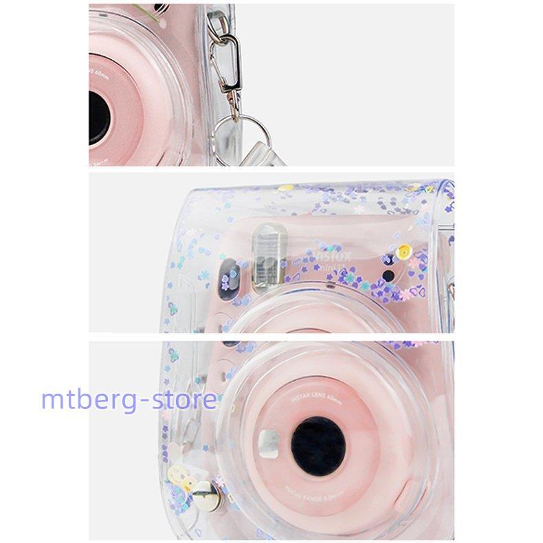富士FUJIFILMインスタントカメラチェキinstax 11用収納ポーチ PVCケース カバー バッグ  保護 透明ケース mini9/8/8+ かわいい おしゃれ｜mtberg-store｜03