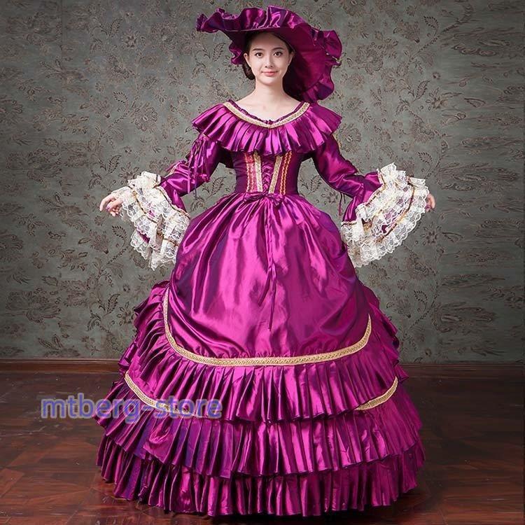 ロングドレス 演奏会 ドレス 大人 ピアノ 発表会 貴族 演奏会 袖あり お姫様 カラードレス ステージ 衣装 舞台 演奏会 ステージドレス 中世