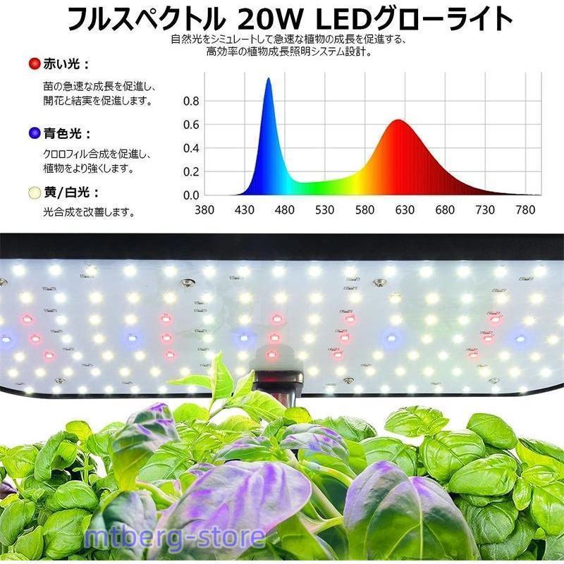 【限定品】 水耕栽培キット 野菜栽培セット 室内用 家庭菜園 植物育成LEDライト付き 6株野菜栽培可能 高さ調節可能 静音 自動水循環システム ライトタイマー機能 3モード お 【H1687224481】(9409円)