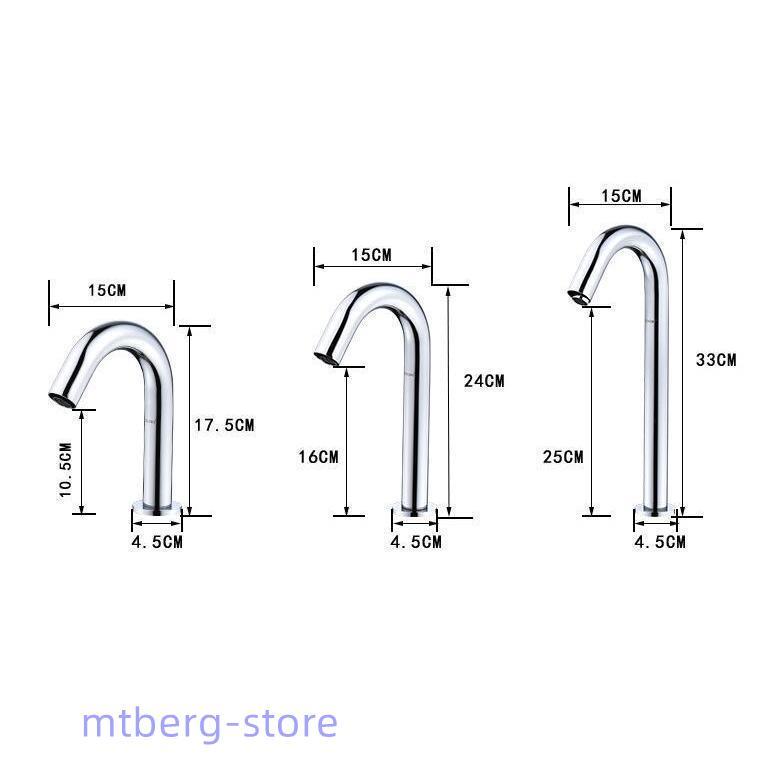 自動水栓 センサー水栓 蛇口自動センサー 単水栓 自動蛇口 赤外線センサー蛇口 おしゃれ 蛇口 洗面所 浴室 トイレ 洗面台 病院 学校 事務所 電池式｜mtberg-store｜16