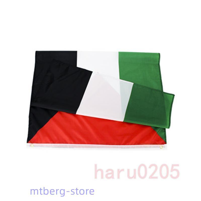 パレスチナ 旗 90X150cm パレスチナ ポリエステル スティック 旗 国家 国 旗 バナー 真鍮 グロメット付き 用 パレード 国際 フェスティバル イベント｜mtberg-store｜05