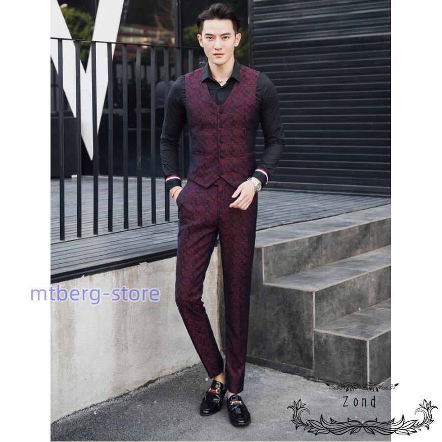 披露宴 二次会 スーツ メンズ 新生活 5XLまで 細身スーツ 3ピーススーツ 紳士服 結婚式 スリムスーツ カジュアル ビジネススーツ フォーマルスーツ パーティー 