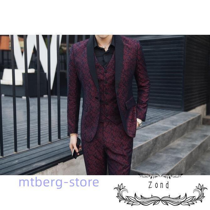 披露宴 二次会 スーツ メンズ 新生活 5XLまで 細身スーツ 3ピーススーツ 紳士服 結婚式 スリムスーツ カジュアル ビジネススーツ フォーマルスーツ パーティー 