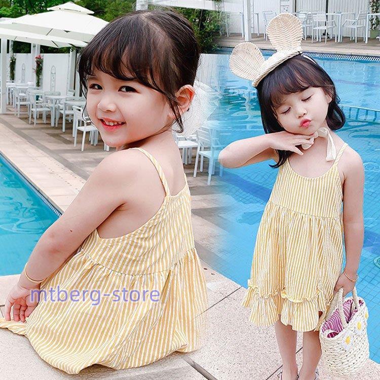子供服 ワンピース キッズ 女の子 夏服 韓国子ども服 キャミソール ベビー服 子供ドレス 結婚式 誕生日 七五三 赤ちゃん お姫様 おしゃれ 可愛い Mtrktzonyh 子ども服 Grandorphansrescuecentre Org