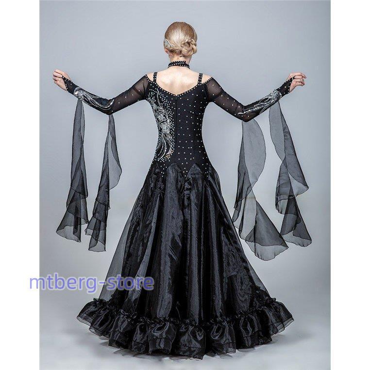 新春セール 8カラー サイズ指定可 社交ダンス モダンドレス 社交ダンス 衣装 大きいサイズ 大きい裾 社交ダンス ドレス スタンダードドレス 【B2127269268】(11863円)