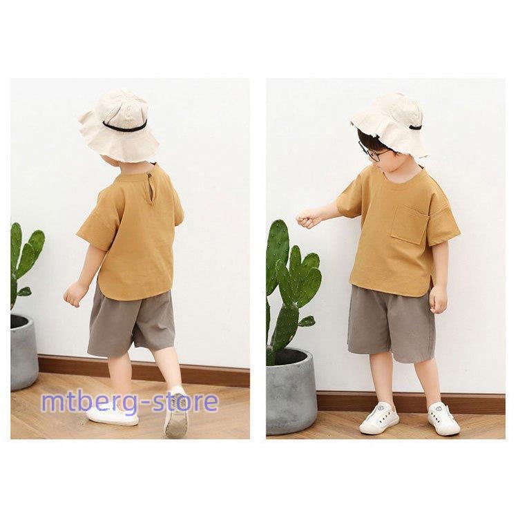 子供服 セットアップ キッズ 男の子 夏 2点セット 上下セット Tシャツ 半袖 ハーフパンツ 短パン ジャージ キッズ 運動着 おしゃれ 可愛い カジュアル 新作 150｜mtberg-store｜08