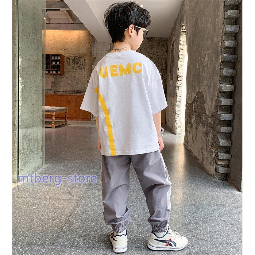 子供服 セットアップ キッズ 男の子 夏 トップス 半袖tシャツ ロングパンツ 長ズボン 子供ジャージ ジュニア スポーツウェア おしゃれ 可愛い カジュアル 新品｜mtberg-store｜11