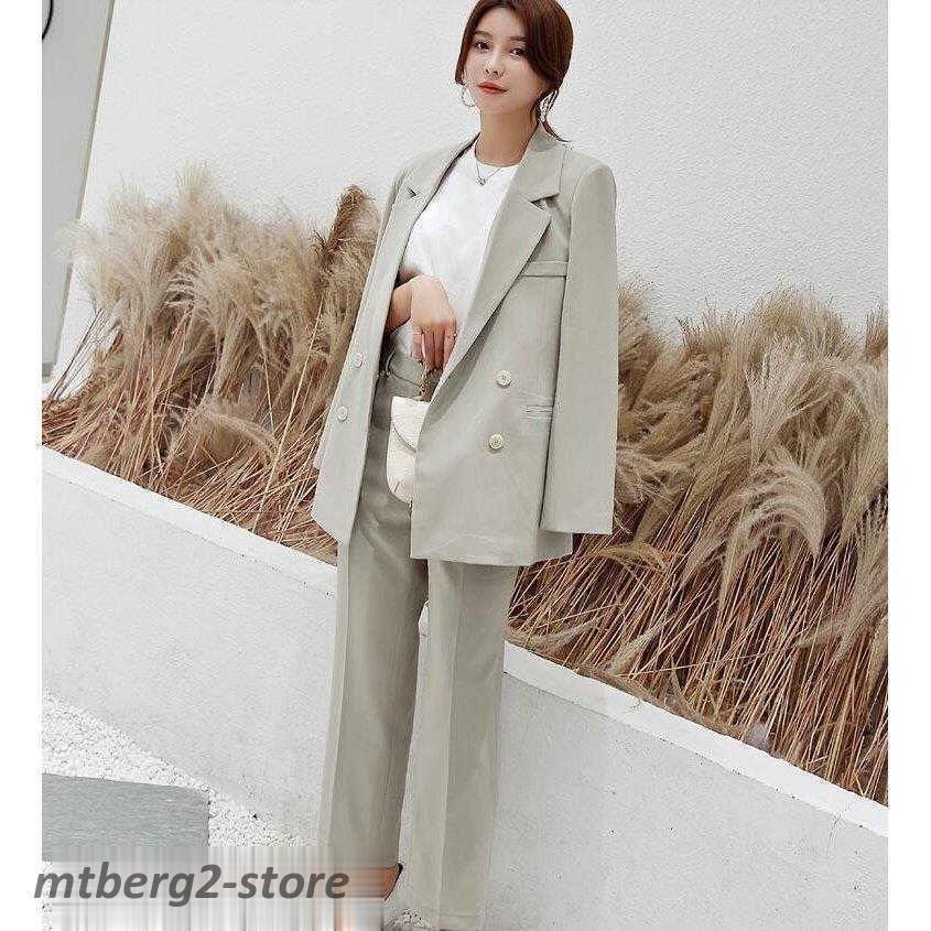 33円 モデル着用 注目アイテム レディーススーツ Chic パンツスーツ 2点セット 着痩せ 高品質 無地 ジャケット 長パンツ 代30代40 代50代 春秋夏 オフィス ビジネス 通勤 大きいサイズ