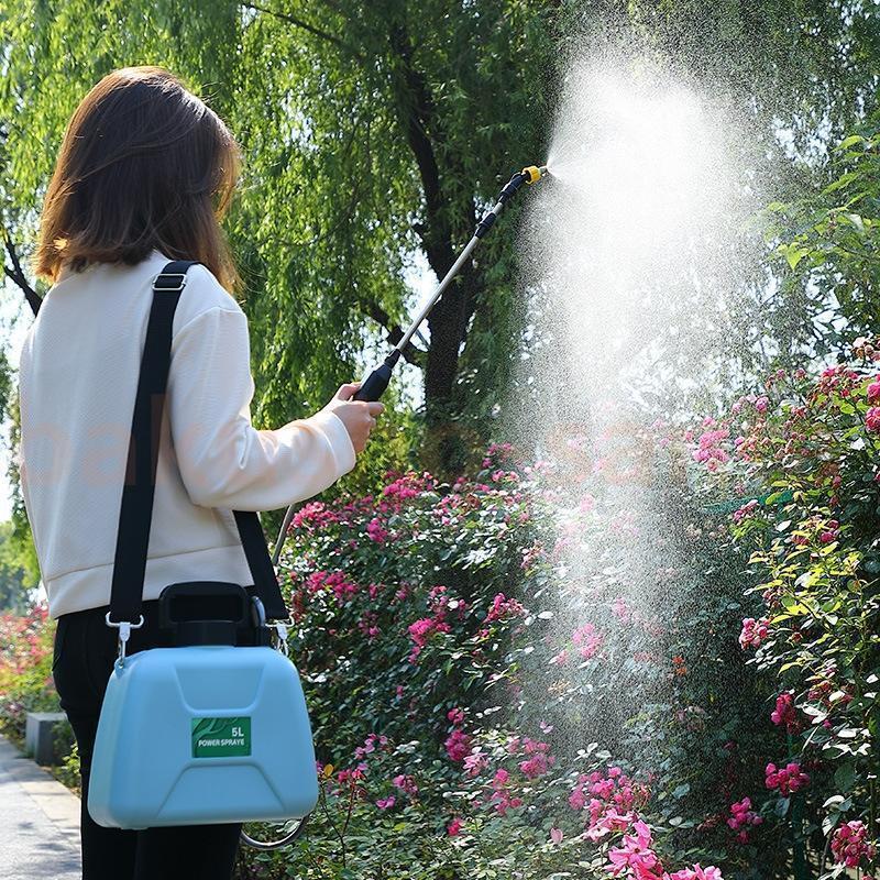 噴霧器 電動 5L 充電式 背負式 軽量 バッテリー式 除草剤 農薬 背負い