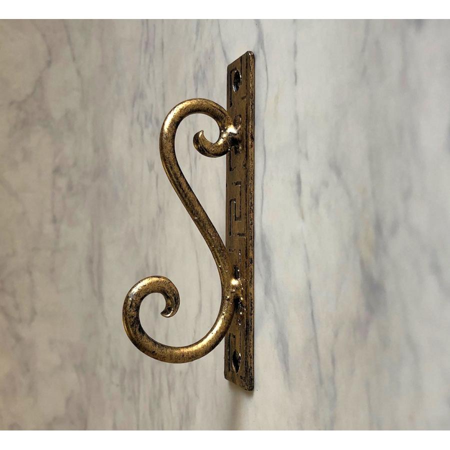 フック 壁掛け アイアン おしゃれ金具 フックハンガー アンティーク調