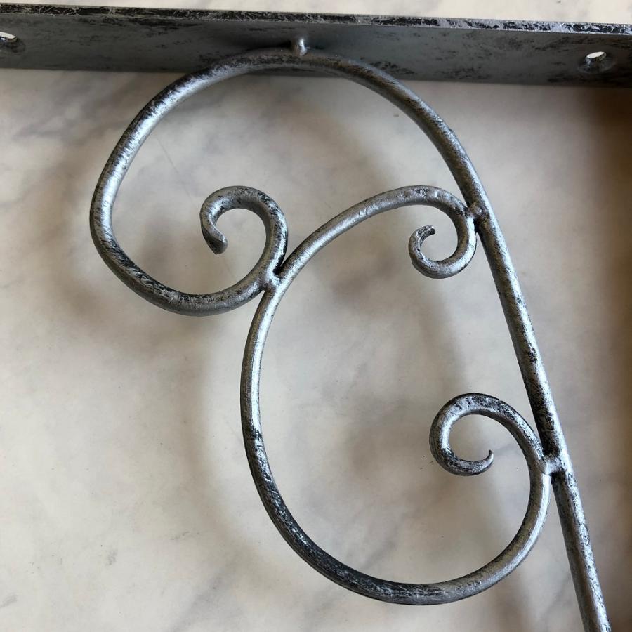 アウトレット 棚受け アイアンブラケット おしゃれデザイン L字