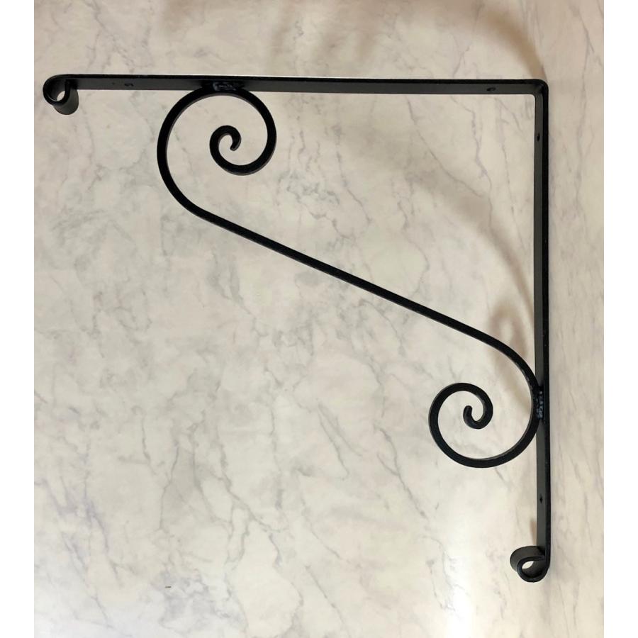 棚受け金具 アイアン ブラケット L字アングル おしゃれ全3色 : 株式