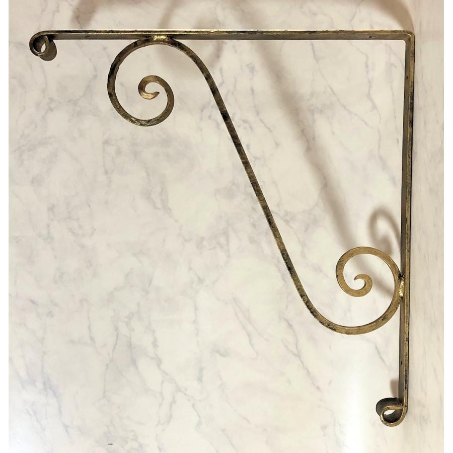 棚受け金具 アイアン ブラケット L字アングル おしゃれ全3色 : 株式