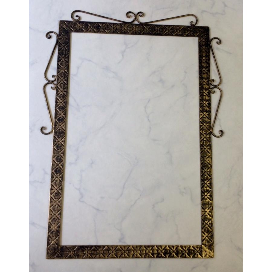 フレーム　アイアン　アンティーク アイアン フレーム 鉄職人のハンドメイド アンティーク調カラー 2色