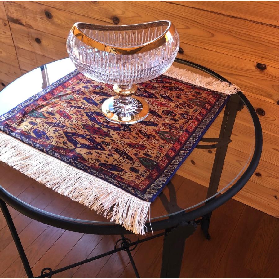 ペルシャ絨毯柄 シルクタッチで高品質 テーブルセンターマット ディスプレイマット｜mtc-garamcurl｜02