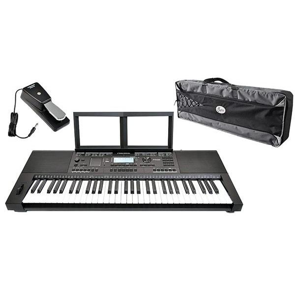 PLAYTECH（プレイテック） ポータブルキーボード PTK500 ペダル&ケース