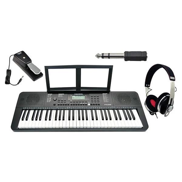 PLAYTECH（プレイテック） ポータブルキーボード PTK500 スタンドセット