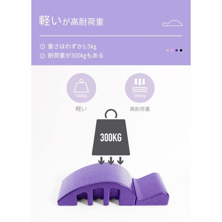 RITFIT ピラティスバレル 背骨矯正機 くじら型 多機能ピラティスブロック トレーニング 体幹強化 ストレッチ ヨガ 取り外し可能 スパインコレク 