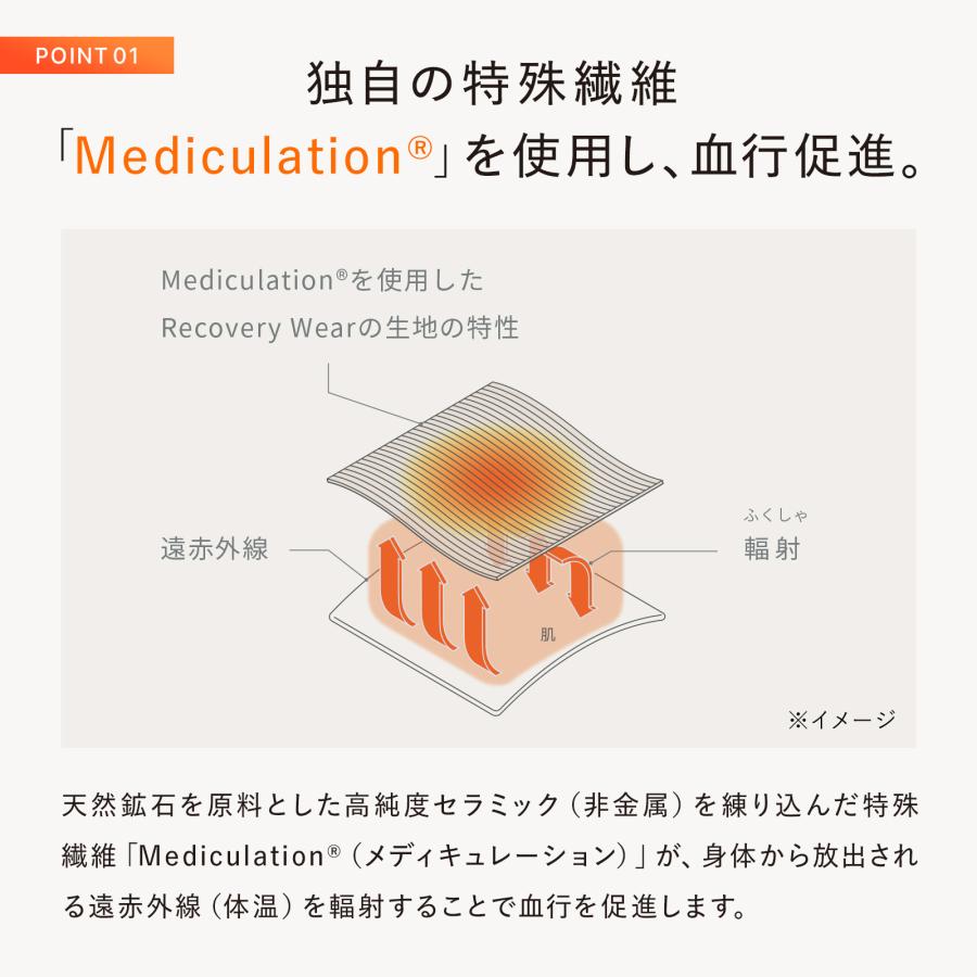 ●SIXPAD トップス単品 リカバリーウェア スリープ <前開きタイプ>● ネイビー ベージュ 着て寝ることで疲労回復 一般慰労機器  RWSL YRDR RFYD | SIXPAD | 07