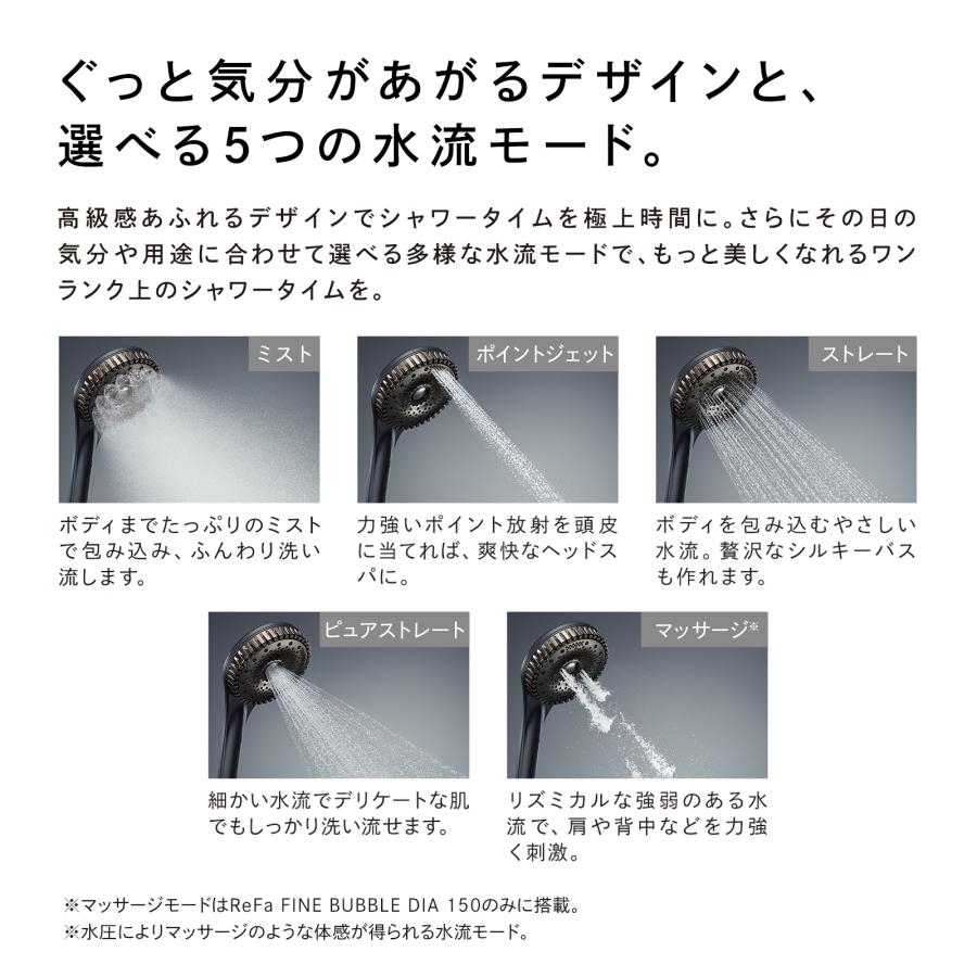ReFa 【公式ストア】リファファインバブル ダイア120 ブラック ReFa 【公式ストア】リファファインバブル ダイア120 ブラック