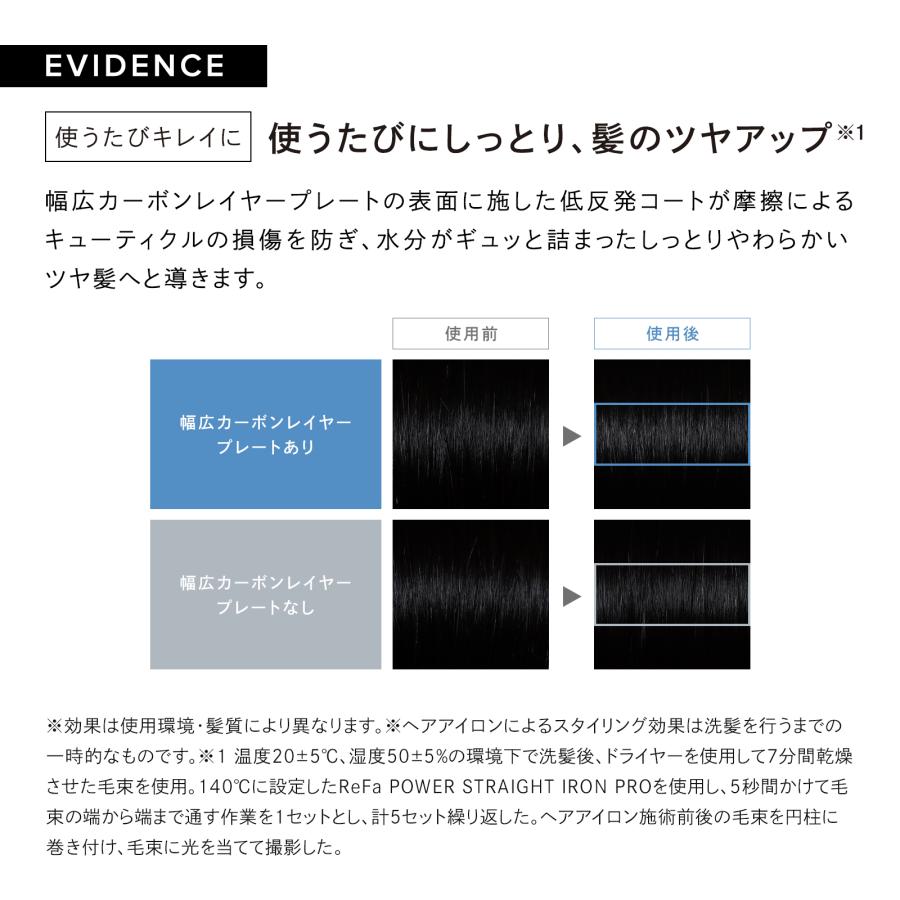 大幅値下げReFa 新商品！ストレートヘアアイロン ブラック ReFa 【ReFa 最新 ヘアアイロン ！】 リファパワーストレート