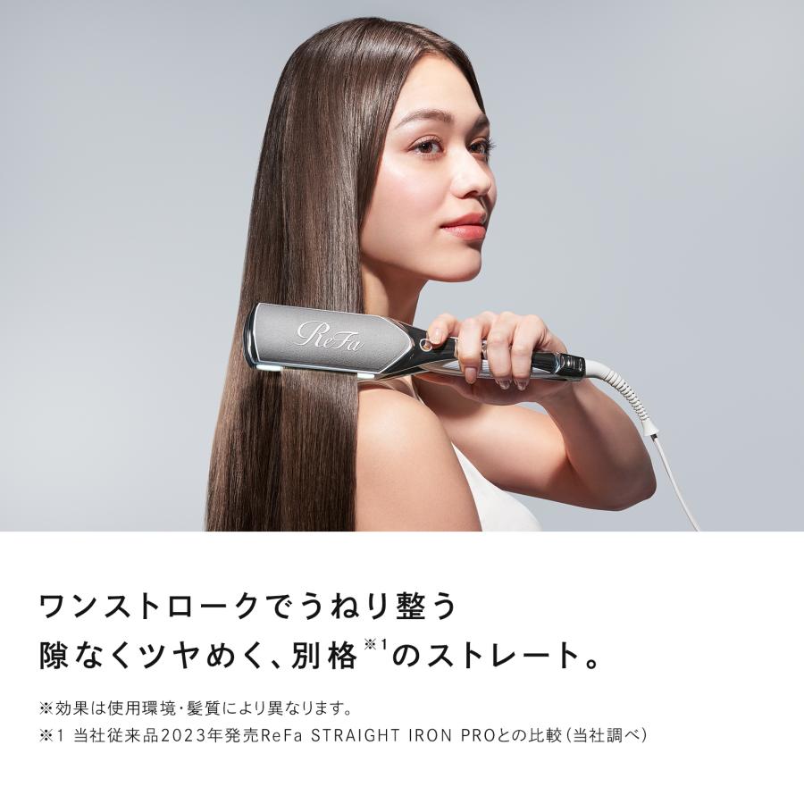 ReFa パワーストレートヘアアイロン 保証書付き ReFa リファパワーストレートアイロン プロ + 延長保証書 セット