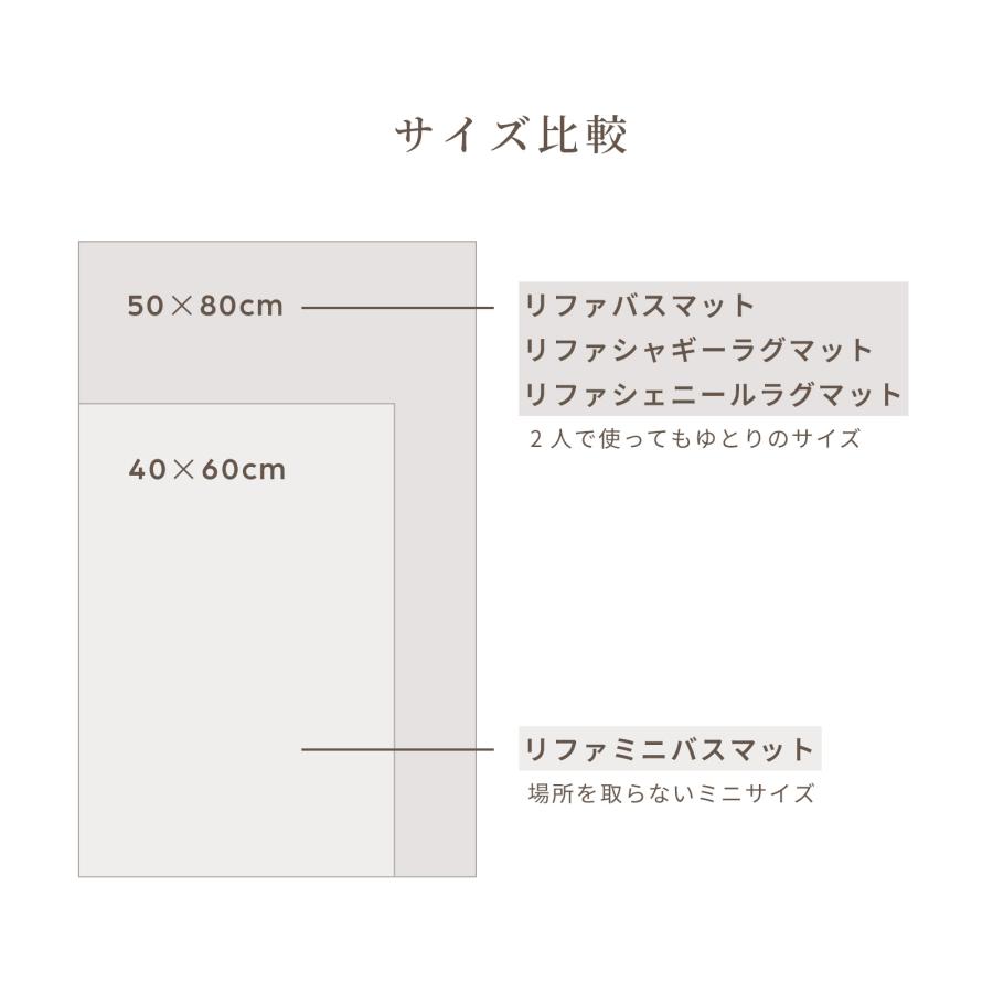 ●ReFa 公式 バスマット● リファミニバスマット 吸水 ふんわり 摩擦レス 高品質 コットン100% 肌に優しい | ReFa | 06