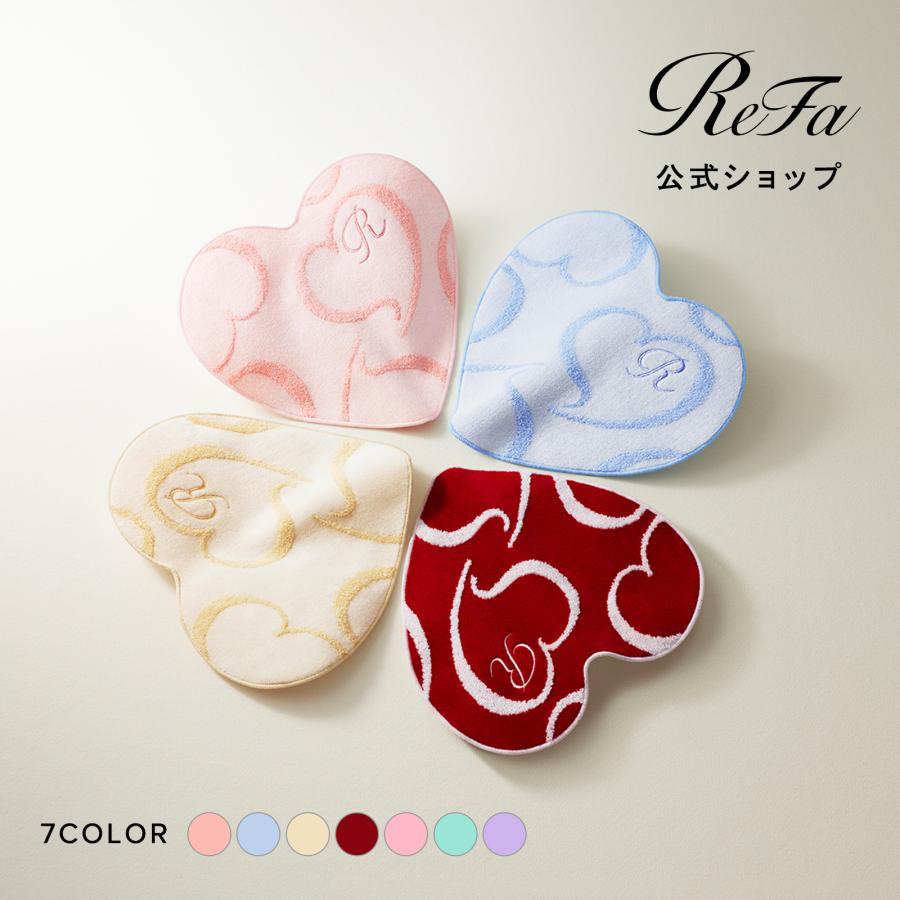 ReFa（リファ） ○ ハート型 ハンカチ ○ リファハートハンドタオル