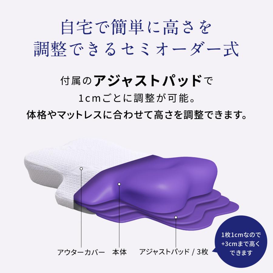 公式ストア】まくら ニューピース リリース 紫 パープル 首 肩 公式ストア】まくら ニューピース リリース 紫 パープル 首 肩
