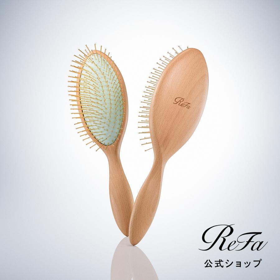ReFa（リファ） ○ 冷感ブラシ ウッドタイプ ○ リファオーラ（ウッド