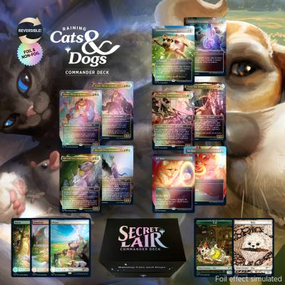 MTG Secret Lair Commander Deck: Raining Cats and Dogs 英語 未開封 