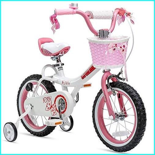 新品 Royalbaby 積木 Girls Bike Jenny 16 Inch Bike Girls Bicycle Girls With Training Wheels Kickstand Basket Childs Cycle Pink 並行輸入品 B00h2gi4jo Mtii 店
