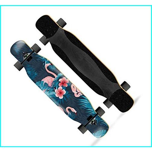 Longboard Complete 42 Kids 新品 Yudian Adults Skateboard Canadian 42 Adults For Teens Amp 7 Layer Maple Double Kick Deck Concave Cruiser Trick Skateboard