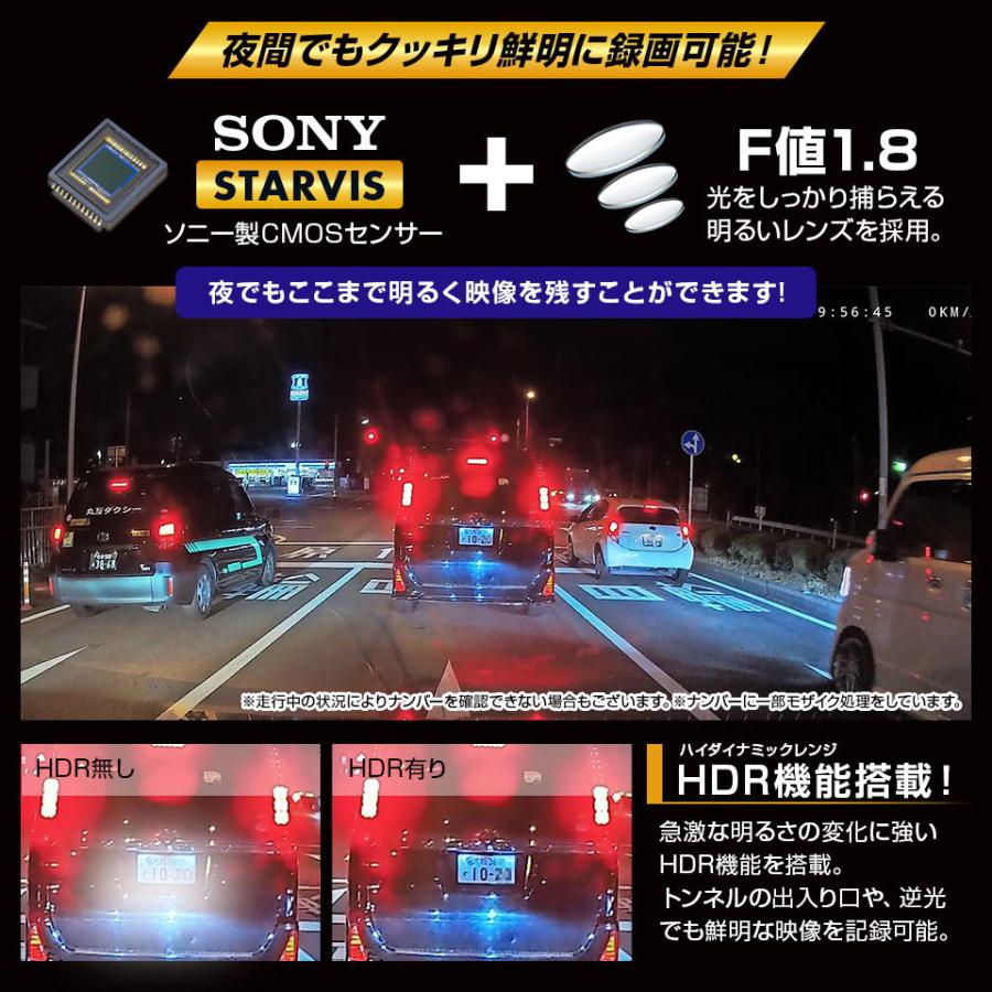 Ai ドライブレコーダー 衝突防止システム 運転支援 高画質 フルhd 500万画素 Sony Starvis ソニー製イメージセンサー Minieye ドラレコ 本体 ドライブレコーダー本体