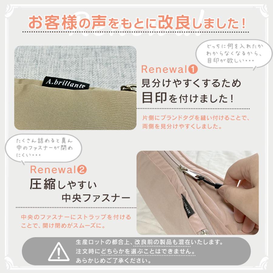 3点セット 圧縮 収納ポーチ トラベルポーチセット S M L 組合せ多数