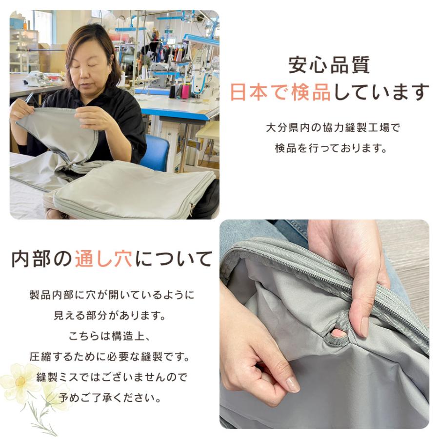 圧縮 収納ポーチ トラベルポーチ 単品売り S M L 旅行 レジャー アウトドア 衣類圧縮袋 圧縮バッグ キャリーケース収納 [M便 1/1] |  | 13
