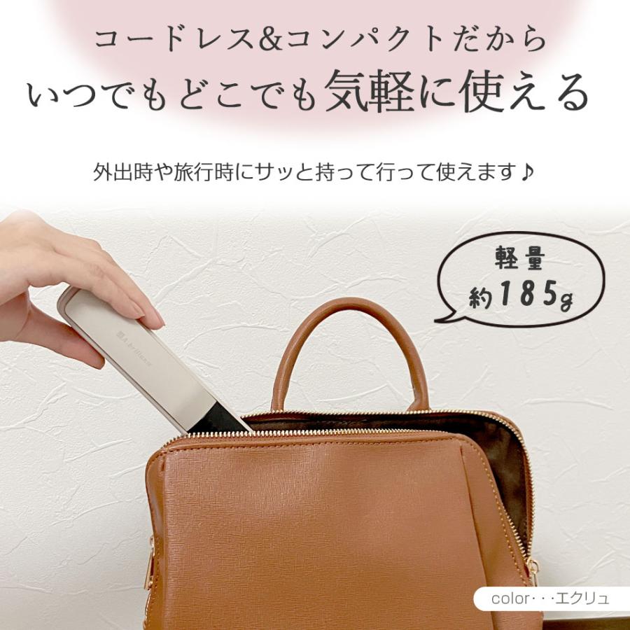 コードレス ヘアアイロンブラシ ミニ USB充電 【正規店】 ヘアブラシアイロン ヘアアイロン ストレート アイロン |  | 05