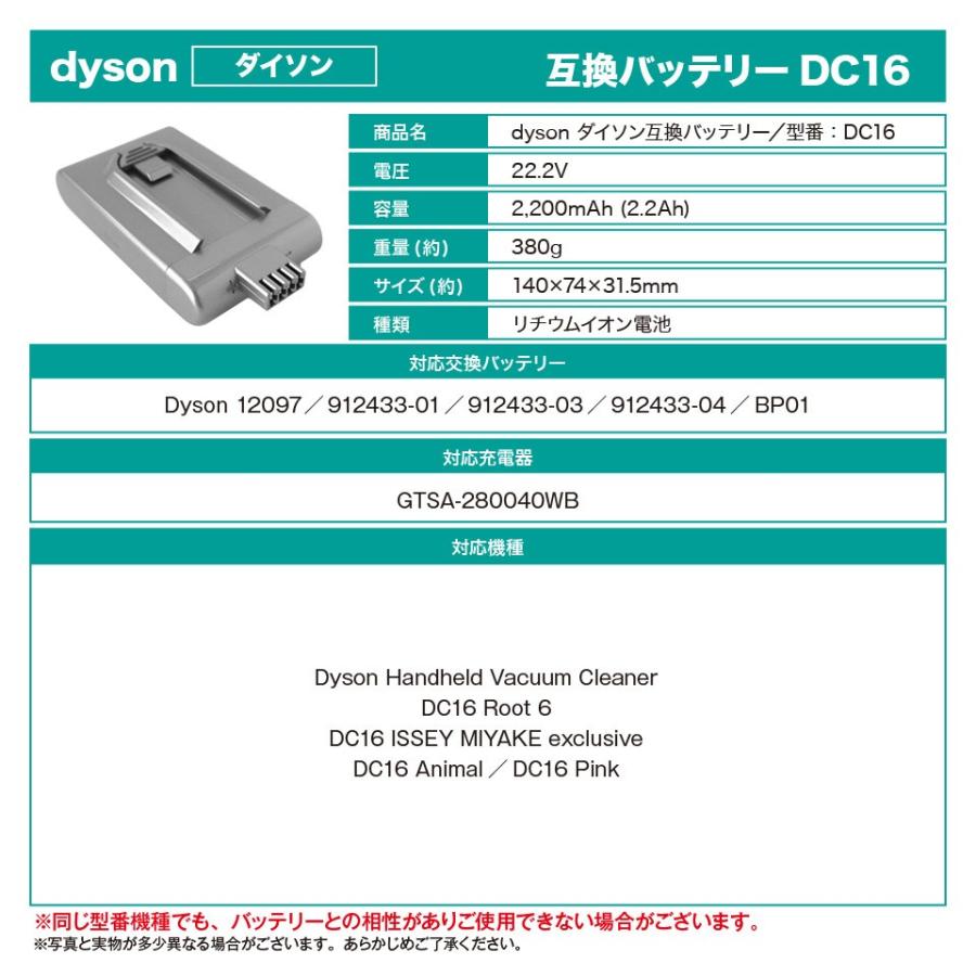ダイソン バッテリー 22 2v 2 2ah 互換バッテリー Dc16 リチウムイオン電池 サムスン製セル 掃除機用 交換用 Dc16 Mtkshop 通販 Yahoo ショッピング