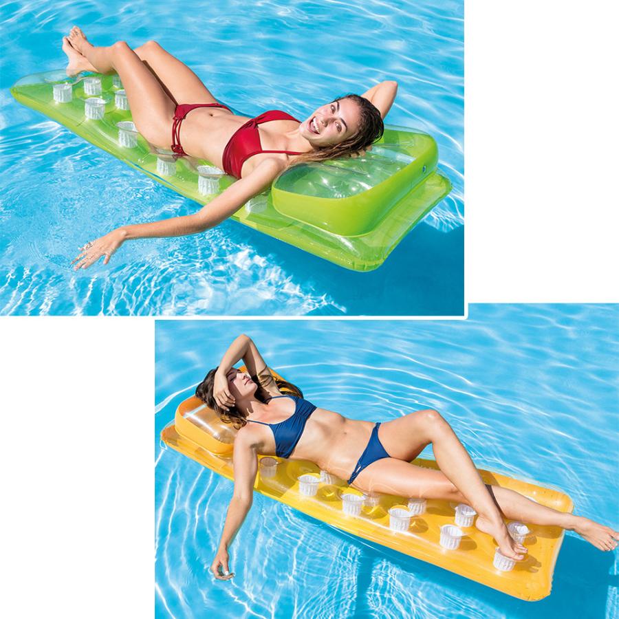 INTEX フロート マット ポケットファッション ラウンジマット INTEX フロート マット ポケットファッション ラウンジマット