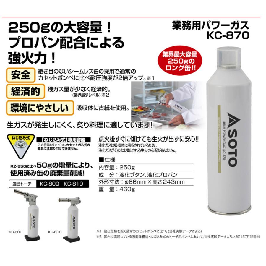 新富士バーナー ＳＯＴＯ業務用パワーガス KC-870 KNS｜mtkshop｜02