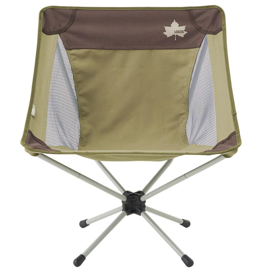 ロゴス LOGOS Life コンパクトバケットチェア ブラウン 2脚セット LOGOS LOGOS（ロゴス） Life コンパクトバケットチェア