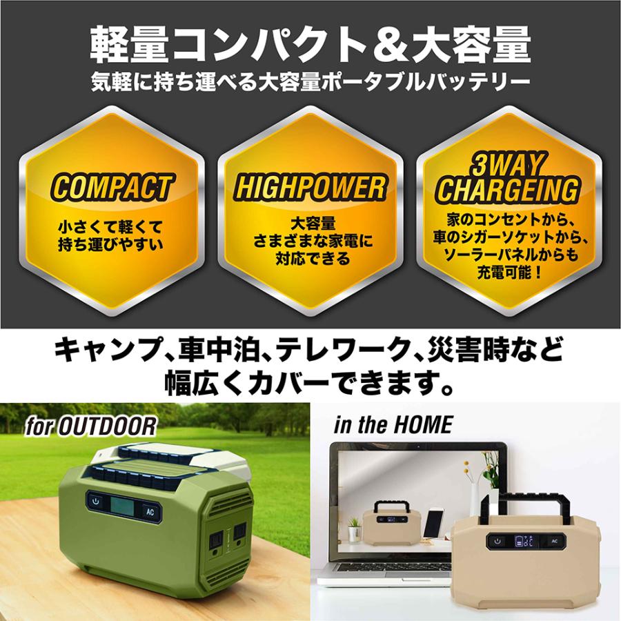 ポータブル電源 144W 小型 ミニ アウトドア 車中泊 蓄電池 停電対策