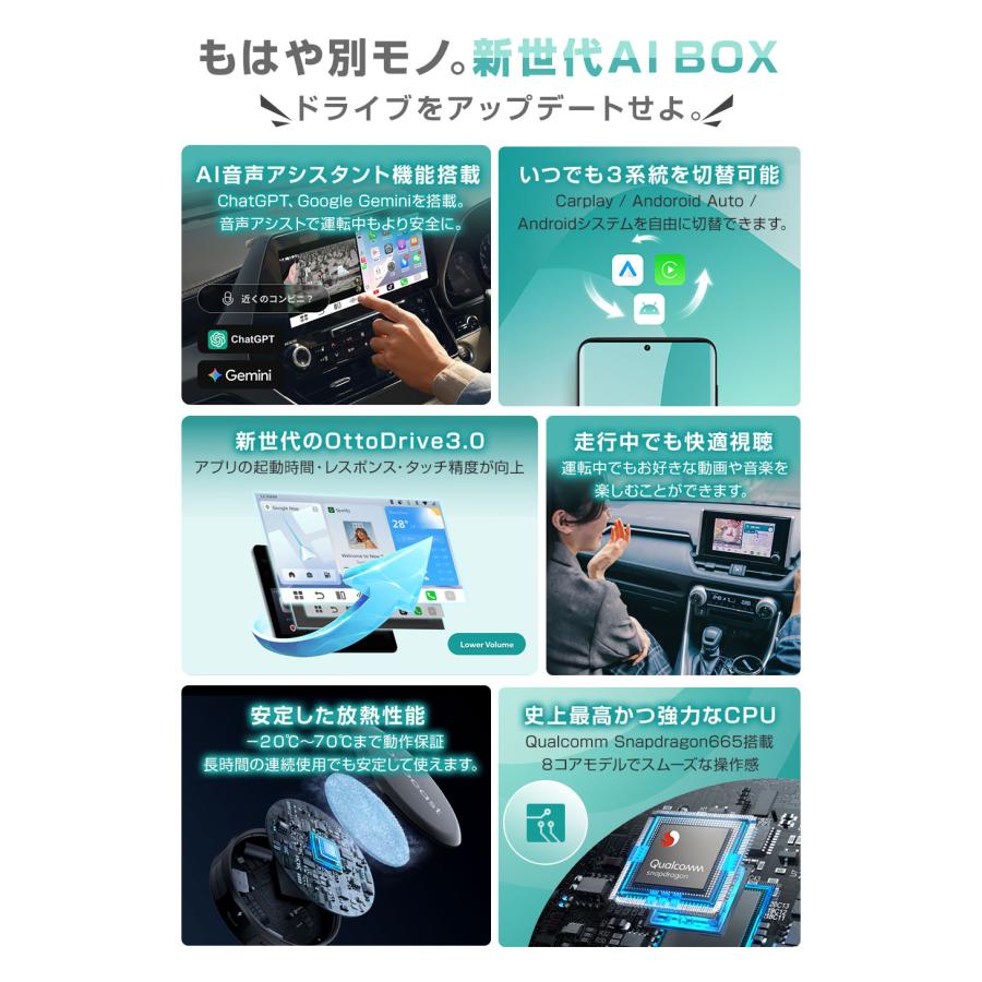 ottocast 【正規代理店】オットキャスト P3 Pro ottocast Otto Aibox