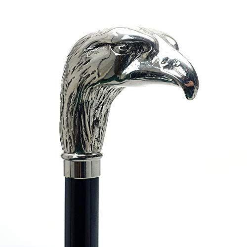人気ショップが最安値挑戦 イタリア製 ウォーキング ステッキ ファッション 杖 鷲 ワシ イーグル シルバー 黒 長さ調節 Ott 4301sl 55 以上節約 Uitcs Acm Org
