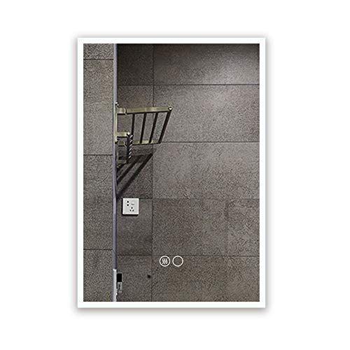 訳ありセール格安 Miruo 洗面所 Ledライト付浴室鏡 おしゃれ 洗面台 照明付き 壁掛けタイプ 防曇 防水 Ledミラー 40 60cm 交換無料 Epicmountainbike Com