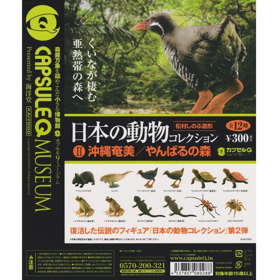 配送員設置送料無料 日本の動物コレクションii 沖縄奄美 やんばるの森 カプセルqミュージアム 模型 ガチャ 海洋堂 ノーマル１２種セット エムティマート 通販 Yahoo ショッピング コンビニ受取対応商品 Www Lugdivine Com