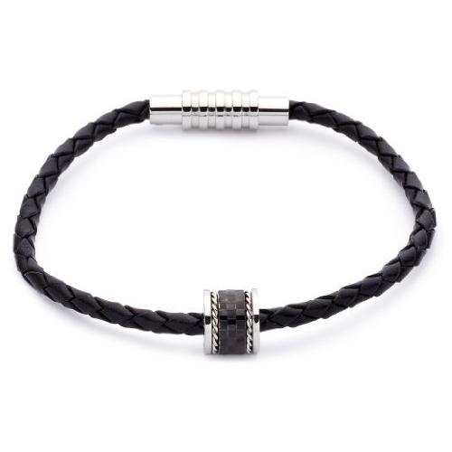 ー品販売 ライオンハート 04b121sm ペアブレスレット メンズ ブラック ステンレス Heart Lion ブレスレット