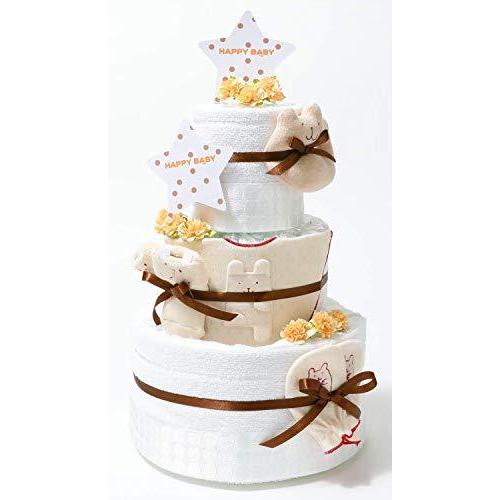 楽天カード分割 今治 おむつケーキ 豪華3段 ウォッシュ バスタオル付き 白銀 オーガニックアイテム4点付 くま パンパースｍサ 限定価格セール Kuljic Com